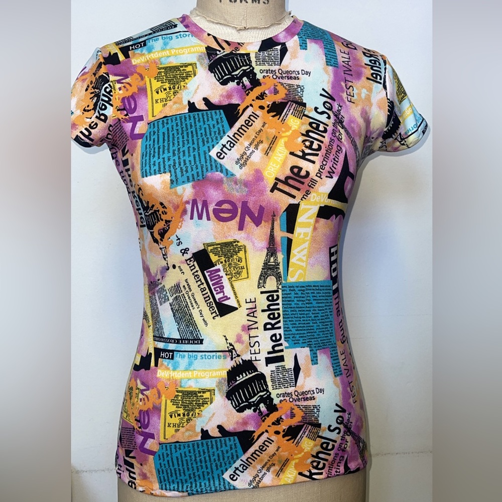 Multi color top